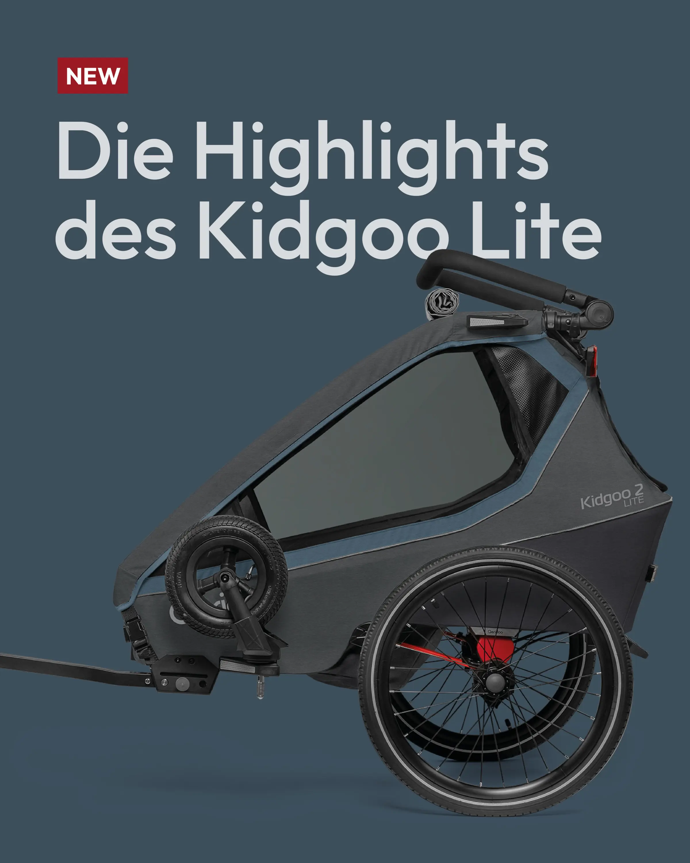 NEU: Kidgoo Lite. Bereit für Deinen Alltag. 🤍
Volle Kidgoo-DNA mit Fokus auf das, was wirklich zählt – ob auf dem Kitaweg, beim Spaziergang oder bei der nächsten Fahrradtour.

✔️ Luftgefülltes, 360° drehbares Buggyrad
✔️ Radabweiser mit integriertem. Buggyradhalter
 ✔️ Patentierte Kopfprotektoren für mehr Sicherheit
 ✔️ Blattfeder-Dämpf-System für spürbaren Fahrkomfort
 ✔️ XL-Kofferraum mit 45 l Stauraum
 ✔️ Höhenverstellbarer Schiebegriff mit Überrollschutz
 ✔️ 5-Punkt-Gurtsystem und verstellbare Kopfstütze
 ✔️ 3-in-1-Verdeck für jede Wetterlage
 ✔️ Zusammenfaltbare Kabine für einfachen Transport
 ✔️ becco-Kupplungssystem für schnelles An- und Abkuppeln
Sicher, komfortabel und alltagstauglich. Der Kidgoo Lite macht den Einstieg in die Kidgoo-Welt besonders einfach.
👉 Entdecke jetzt alle Highlights im Slider.
#qeridoo #qeridookids #kidgoolite #fahrradanhänger #unterwegsmitkindern